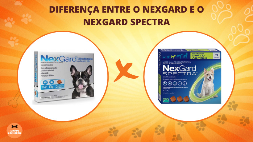 Diferença entre Nexgard e Nexgard Spectra